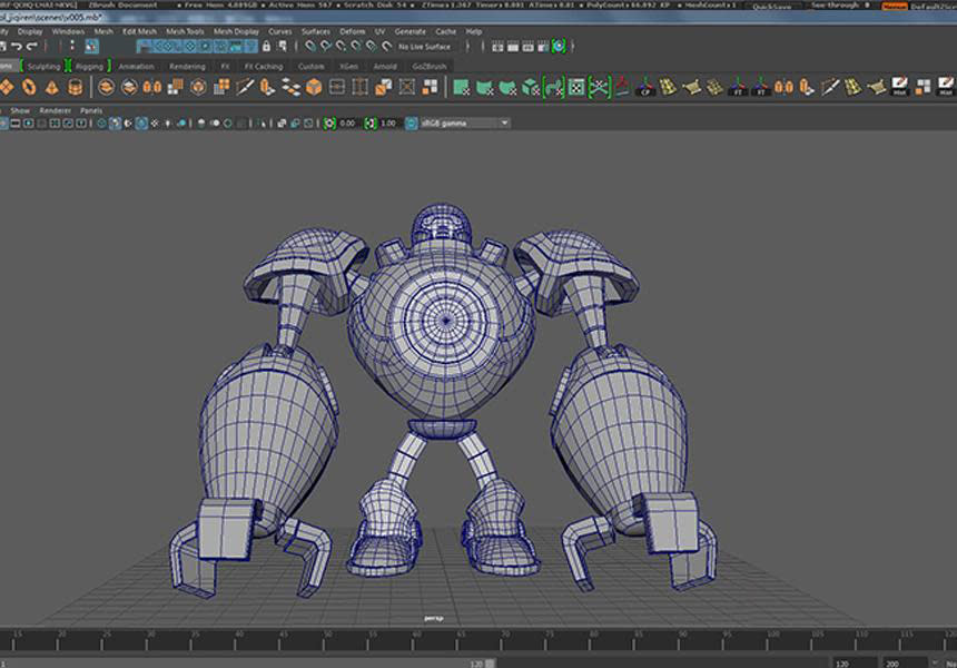 Making A Robots of League of Legends with Maya and Houdini-2