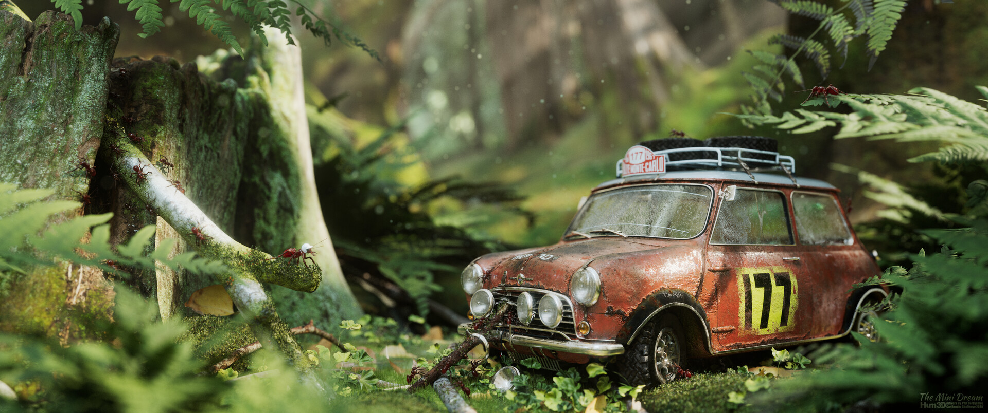 make fairy forest arnold render c4d