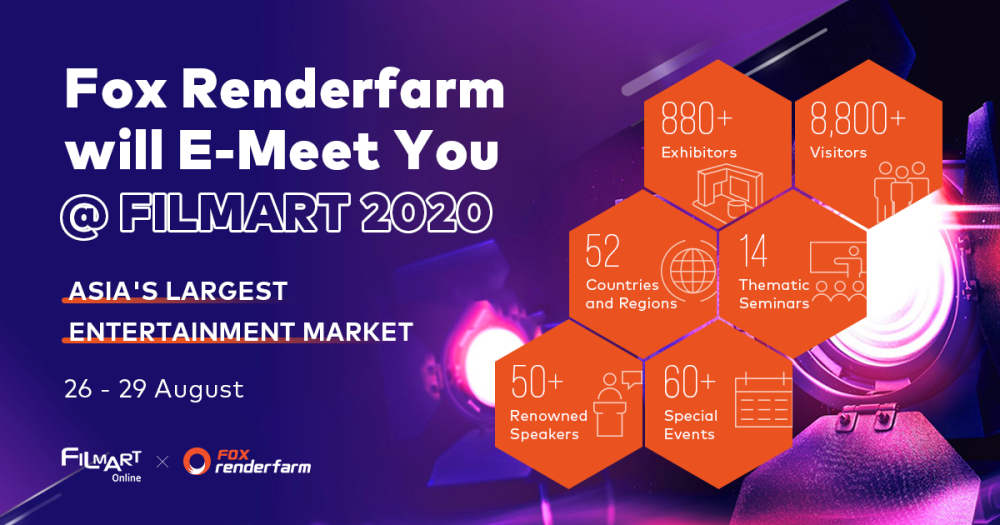 Fox Renderfarm will E-Meet You @ FILMART 2020