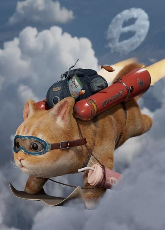 Create a cute cat with Blender and Substance Painter 41
