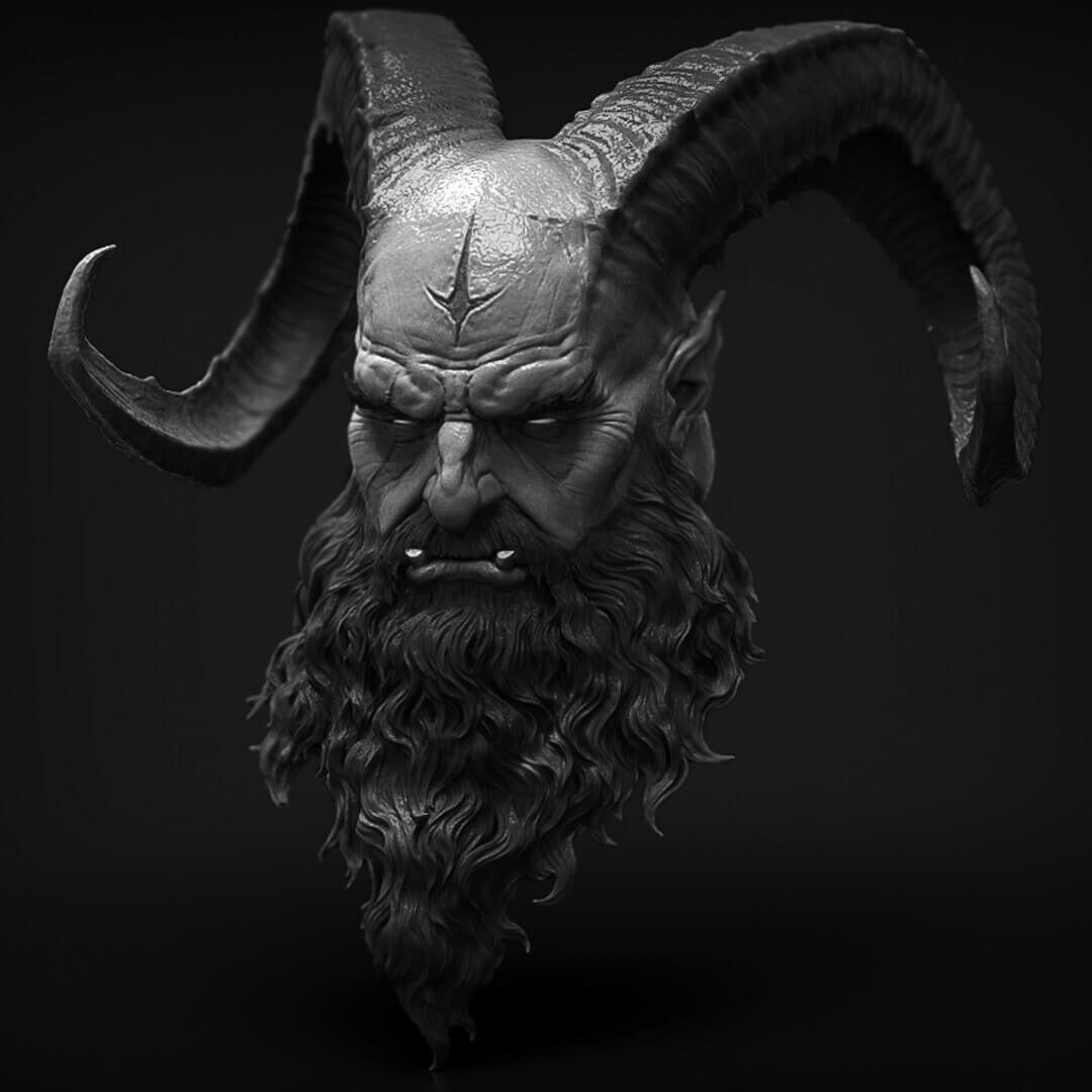 Demon Bust - Chief © Daniel Cockersell