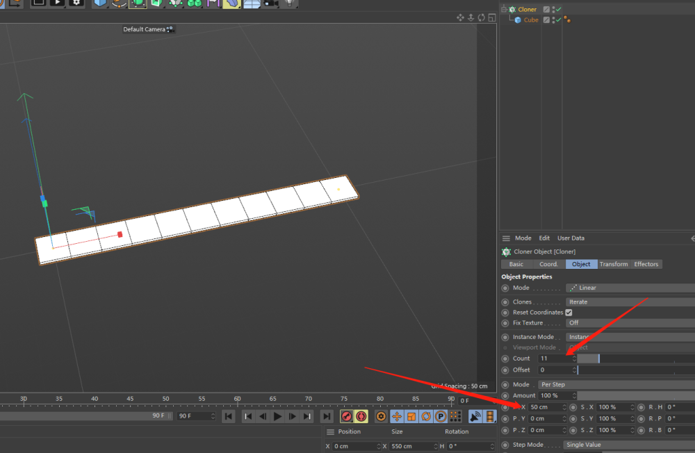 C4D Tutorial How to Animate a Square Collapse