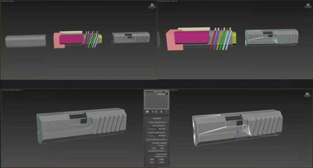 4 Ways To Make Guns Quickly With 3ds Max (18)