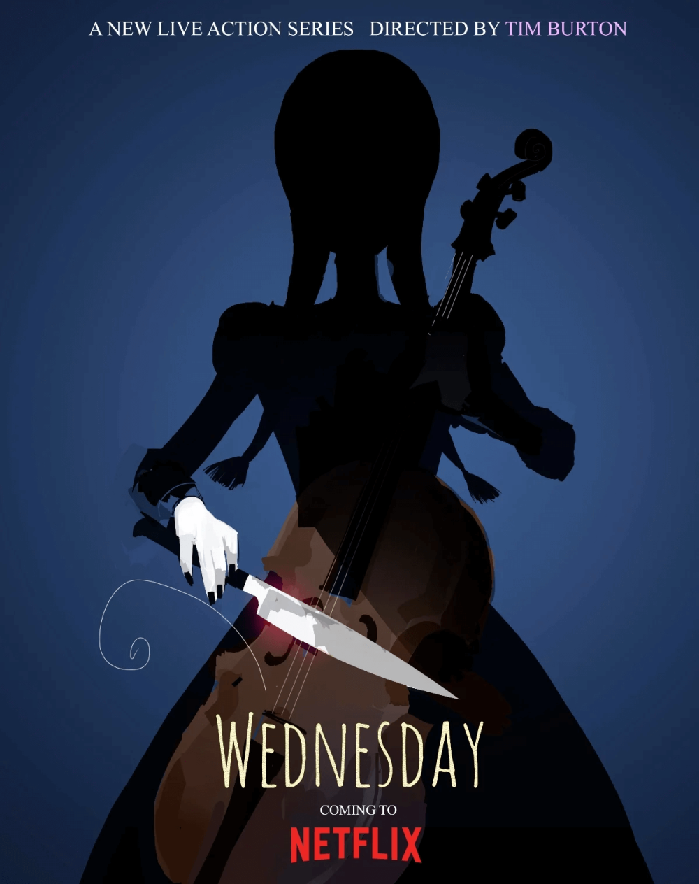 Wednesday Addams trailer poster