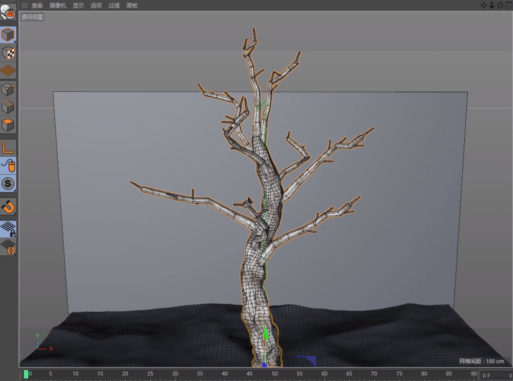 Octane For C4D Making Forest Scene Model Light Rendering Tutorial (3)