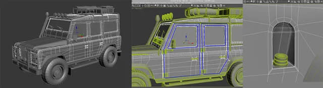 3ds Max Tutorial How to Make a Land Rover 3D Model - 13