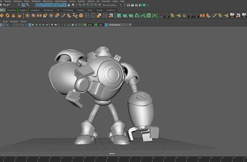 Making A Robots of League of Legends with Maya and Houdini-7