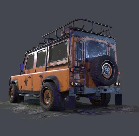 3ds Max Tutorial How to Make a Land Rover 3D Model - 12