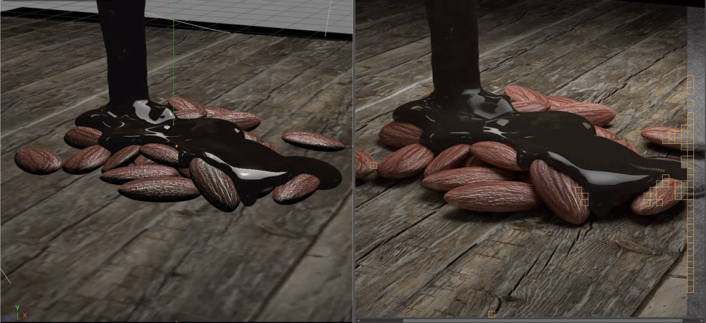 How To Make A Nut Chocolate Fluid Ad With Cinema 4D
