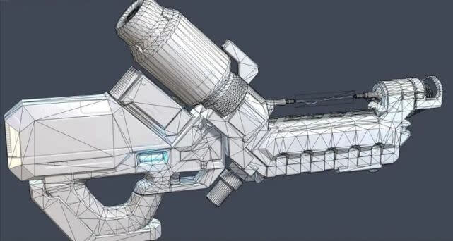 How to Make A Stylized Gun with 3ds Max-9
