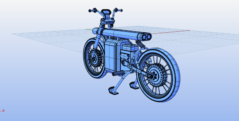 3D Modeling Tutorial of Rhino Motorcycle -2