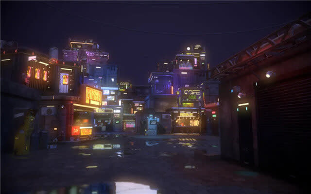3ds Max Tutorial How to Make a Cyberpunk Environment - 7