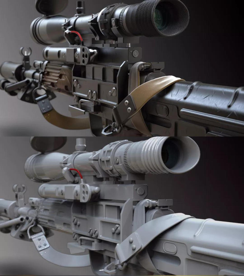 4 Ways To Make Guns Quickly With 3ds Max (2)