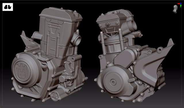You Can Make a Complicated Engine in Such an Easy Way in 3ds Max