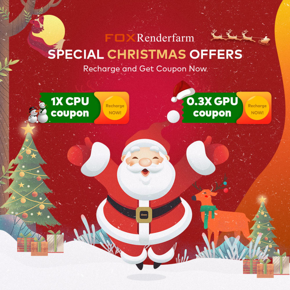 Fox Renderfarm special christmas offers