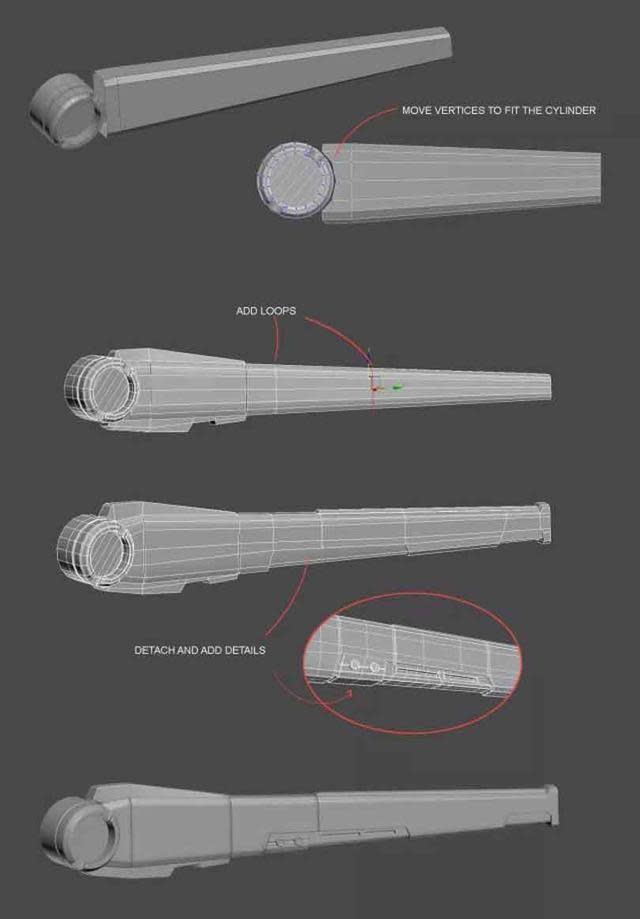 How to create a spacecraft in 3ds Max