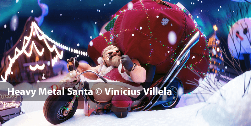Heavy Metal Santa - Vinicius Villela