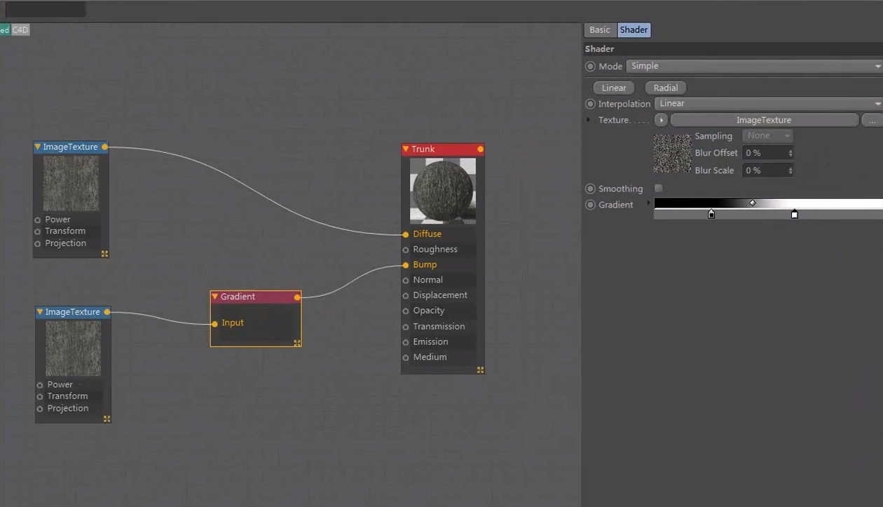 convert c4d material to redshift