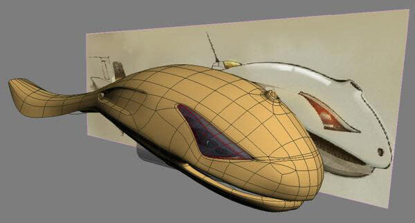 How to Make a Sci-fi Spaceship with 3ds Max -21