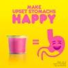 Make upset stomachs happy yellow