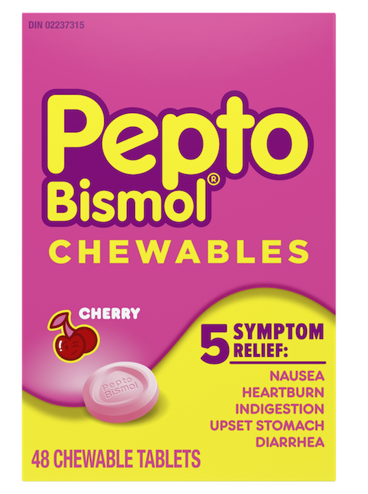 Chewable cherry tablets