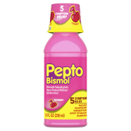 Cherry Liquid Medicine For Upset Stomach Diarrhea Pepto Bismol