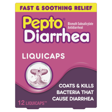 Pepto Bismol Diarrhea Liquicaps Medicine