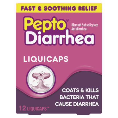 Pepto Bismol Diarrhea Liquicaps Medicine