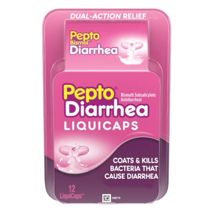 Pepto Bismol Diarrhea Liquicaps Medicine