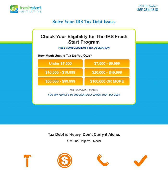 Fresh Start Initiative screenshot