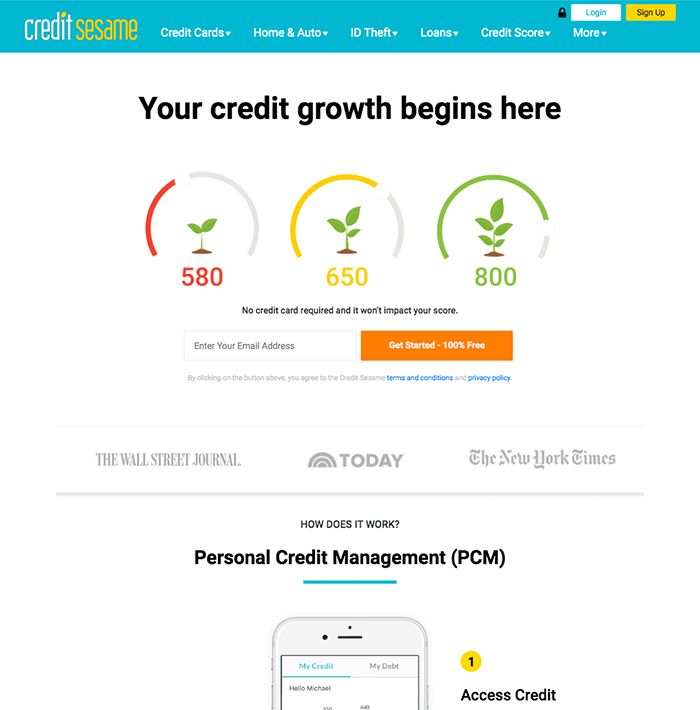 Credit Sesame screenshot