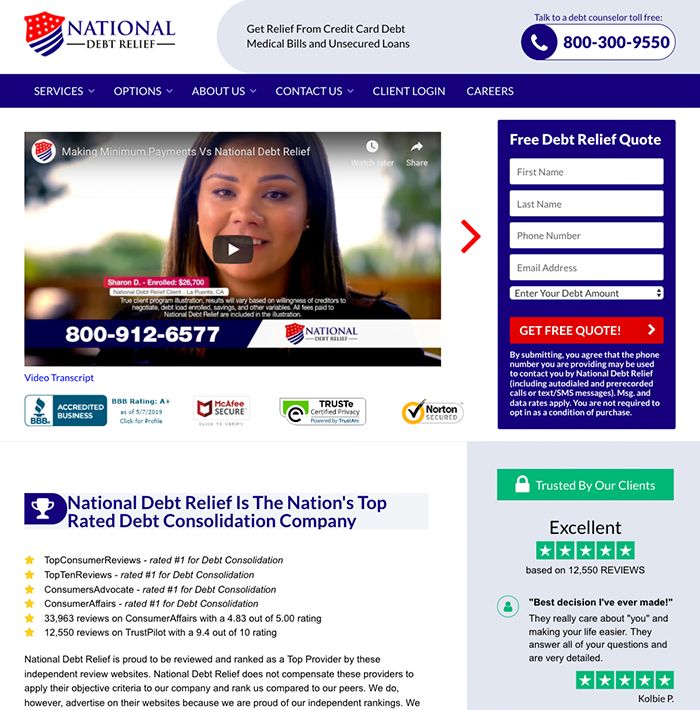 National Debt Relief Review