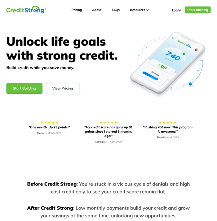 Credit Strong Credit Builder Loans Review: Coverage, Pros & Cons 