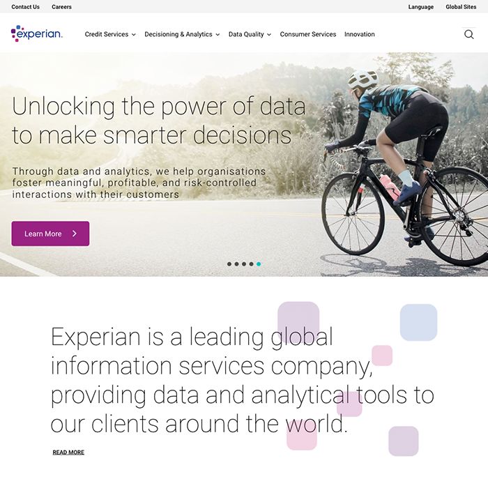 Experian screenshot