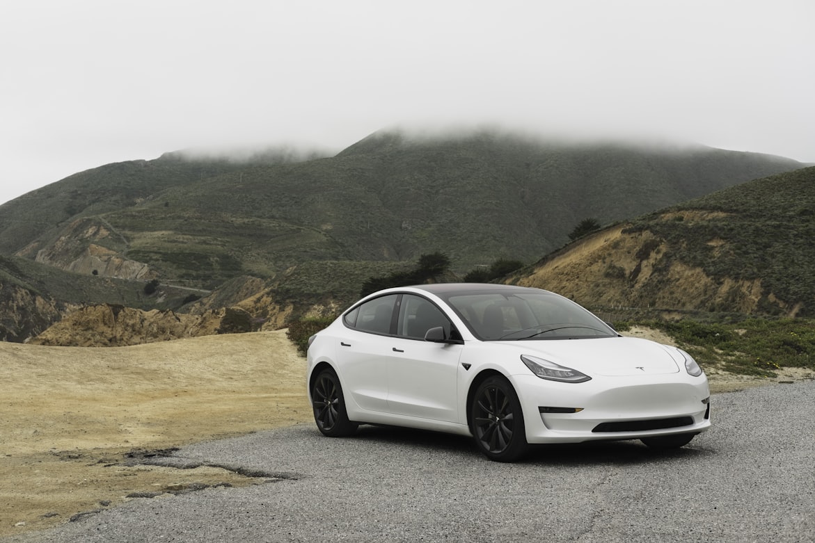 white-tesla