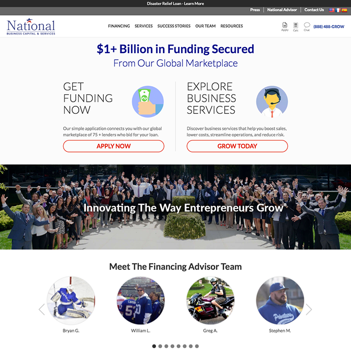 National Business Capital screenshot
