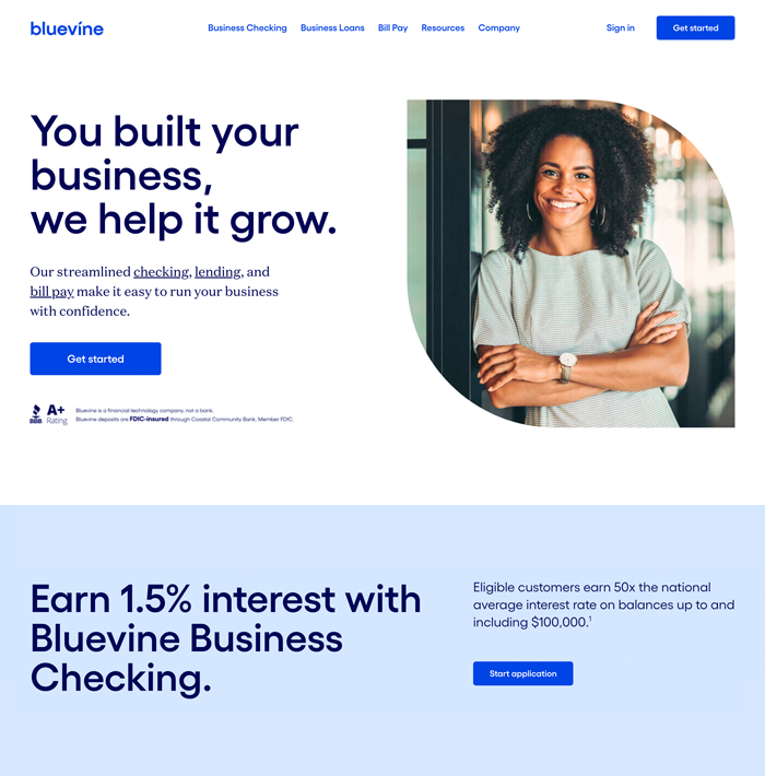 BlueVine Business Checking Review: Best Overall Account For Small and Online Businesses