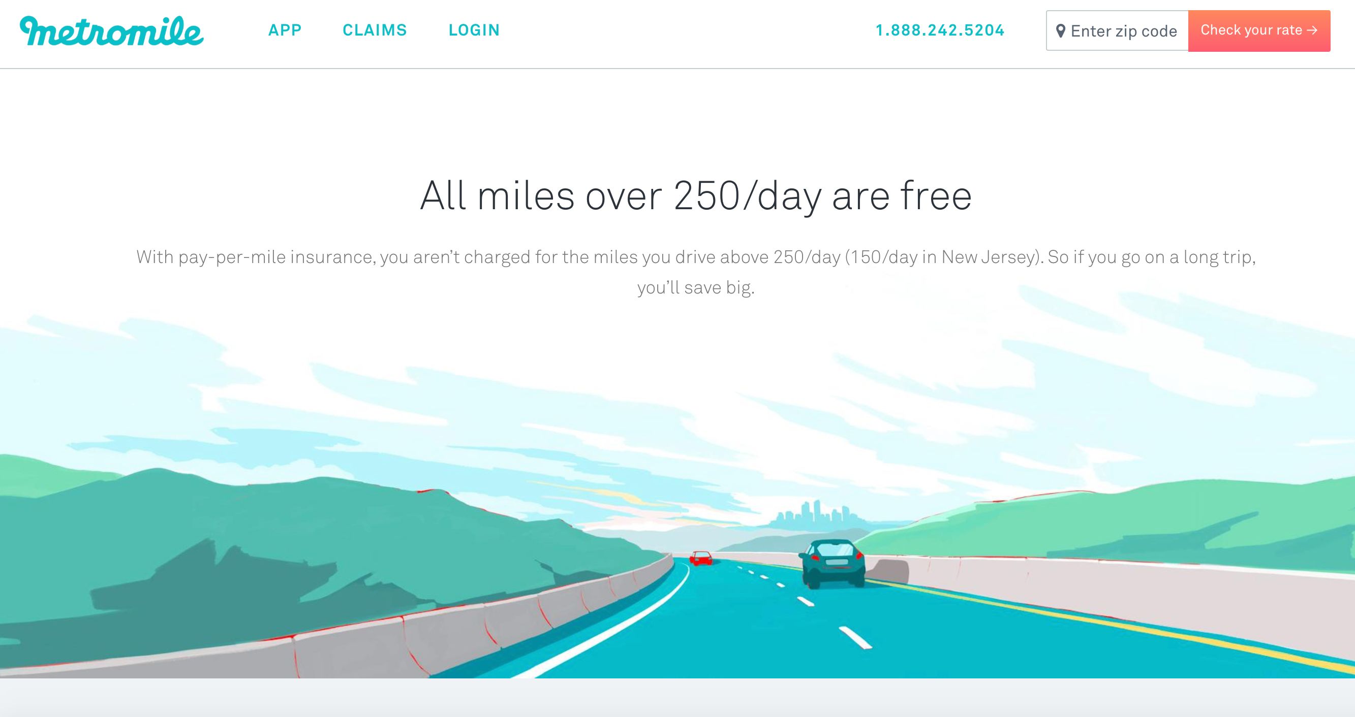 Metromile screen shot