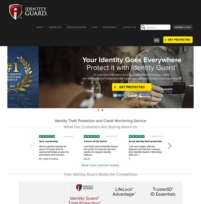 Identity Guard screenshot