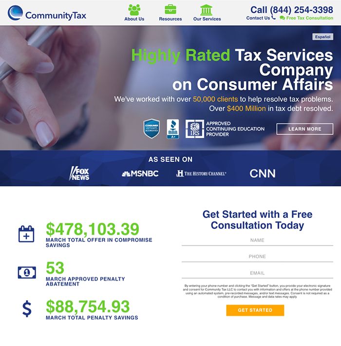 Community Tax screenshot