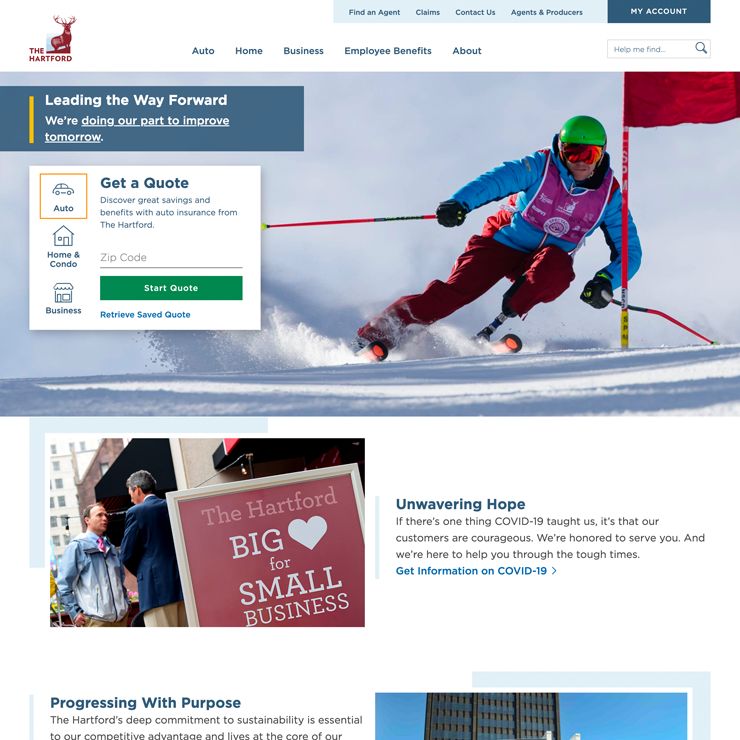 The Hartford screen shot