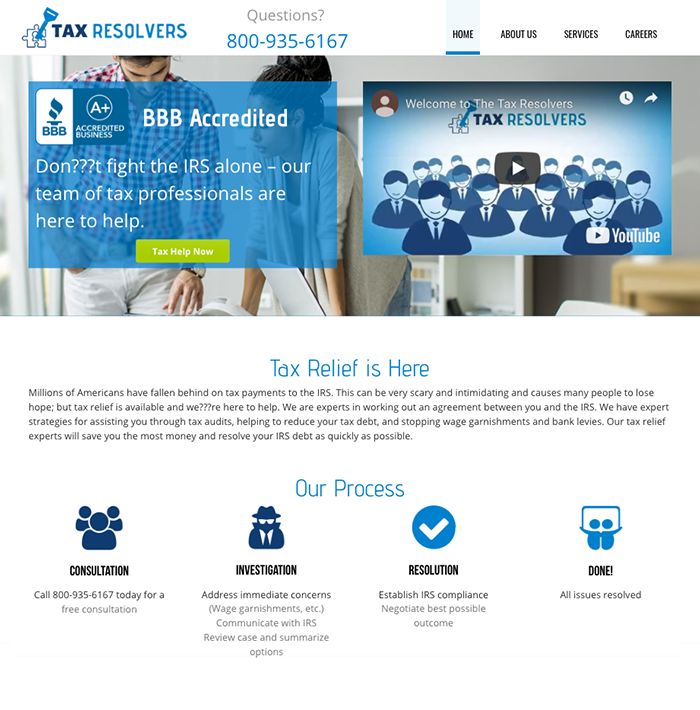 The Tax Resolvers screenshot