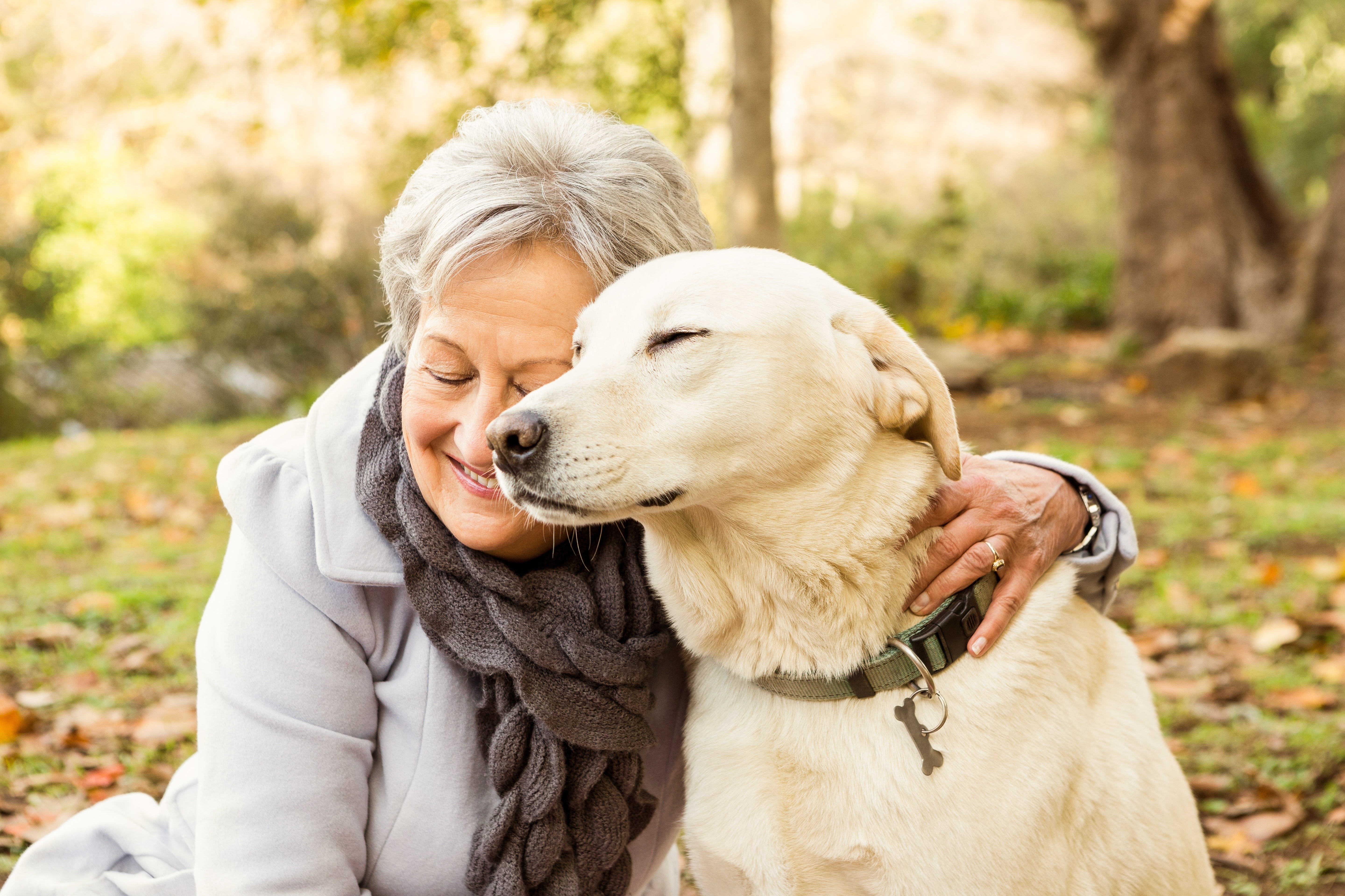 woman-dog