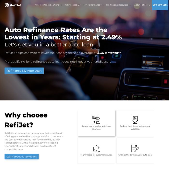 RefiJet Auto Refinancing Review: Rates, Features & More