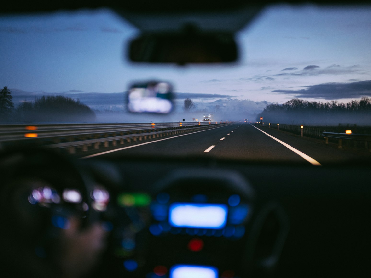 driving-sunset