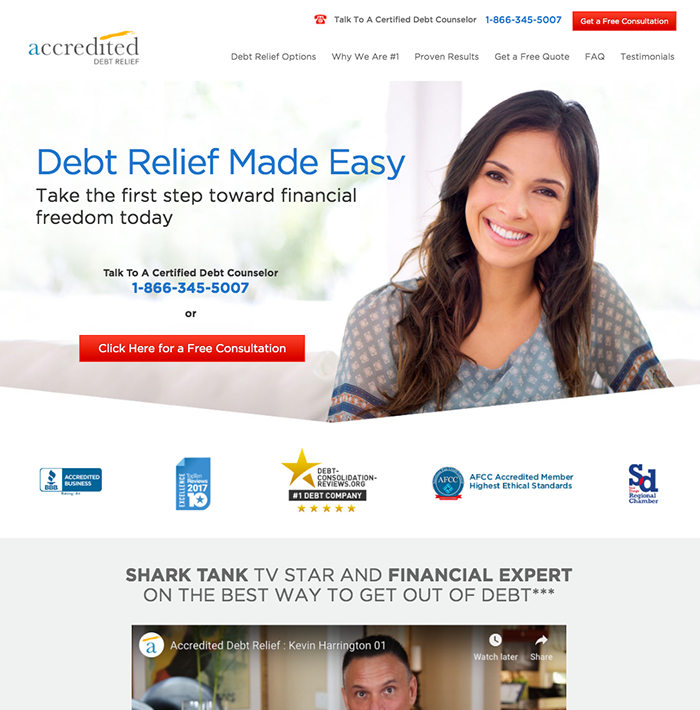 Accredited Debt Relief screenshot
