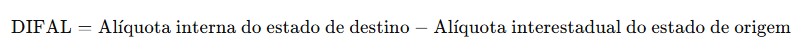 Fórmula do Cálculo do DIFAL