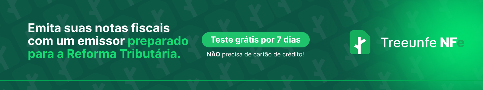 Banner Largo Emita suas Notas Fiscais com um emissor preparado para a reforma tributária