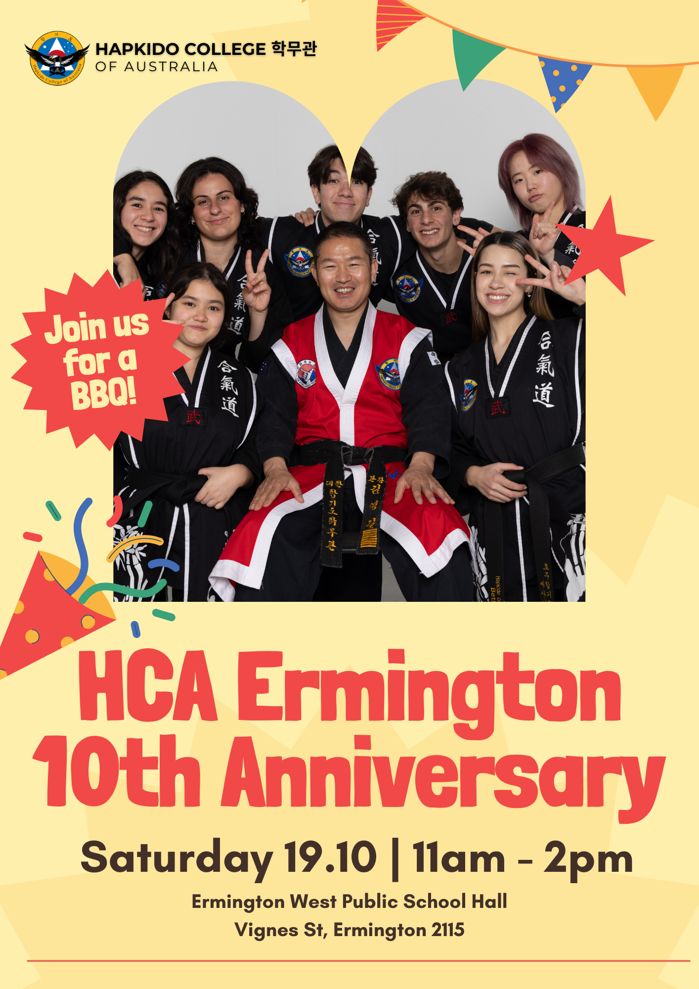 Poster HCA Ermington 10th Anniversary