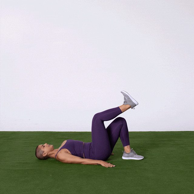 Single-leg hip bridge